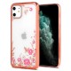 Back Case DIAMOND FLOWER for Iphone 12 Pro Max rose gold 