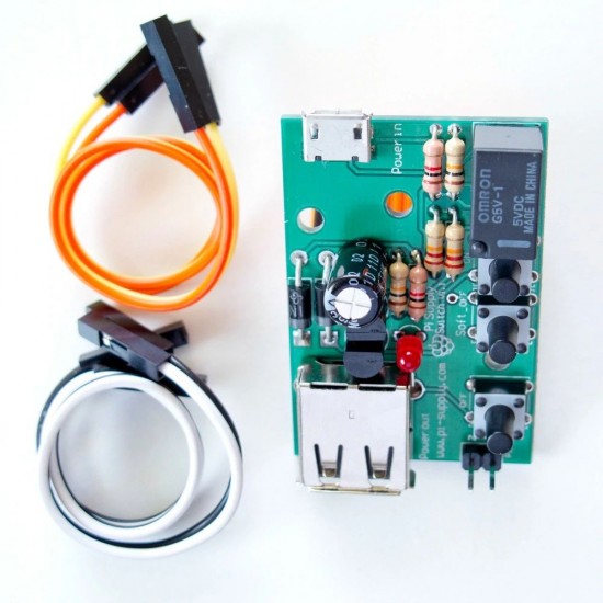 Pi Supply Switch - On/Off Power Switch for Raspberry Pi (Kit)