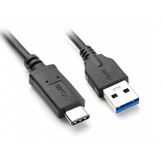 POWERTECH Καλώδιο USB 3.0 σε USB Type C, 1m, Black