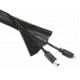 BRATECK Δεματικό Καλωδίων τύπου Flex Wrap VS-85, 100x8.5cm, μαύρο