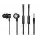CELEBRAT earphones με μικρόφωνο D9, 10mm, 1.2m, μαύρα