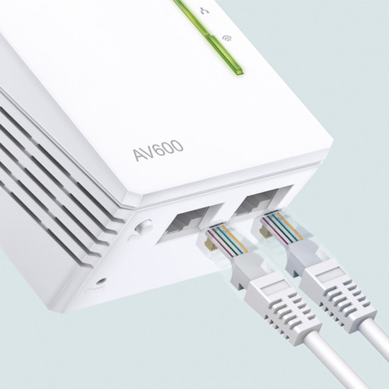TP-LINK Wi-Fi Powerline Extender, AV600 300Mbps, Ver. 4.0
