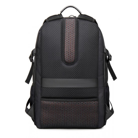 ARCTIC HUNTER τσάντα πλάτης B00381 με θήκη laptop, USB, μαύρη