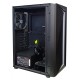 POWERTECH Gaming case PT-848, tempered glass, 80mm fan, PSU 500W PT-864