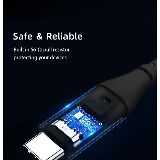 CABLETIME καλώδιο USB-A 3.0 σε USB-C C160, 5V3A, 3m, μαύρο