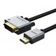 CABLETIME καλώδιο HDMI 1.4 σε DVI 24+1 AV579, 1080p, 5m, μαύρο