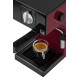  BRIEL μηχανή espresso A1, 1000W, 20 bar, μπορντό, 10 χρόνια εγγύηση