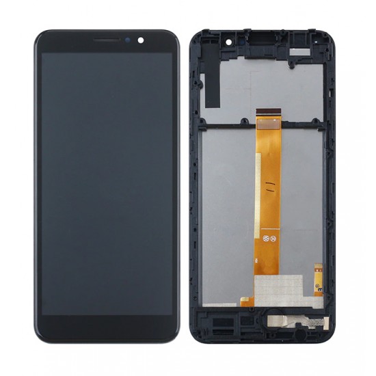 CUBOT LCD για smartphone J5 with frame, μαύρη