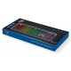 ROAR gaming πληκτρολόγιο RR-0007, ενσύρματο, RGB, αθόρυβα πλήκτρα, ασημί