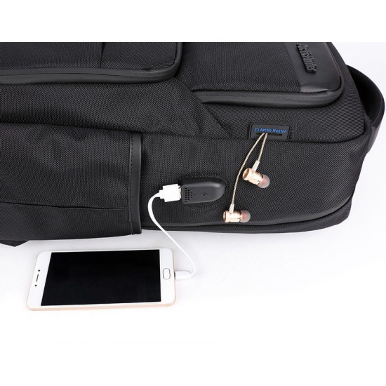 ARCTIC HUNTER τσάντα πλάτης B00113C-BK με θήκη laptop 15.6