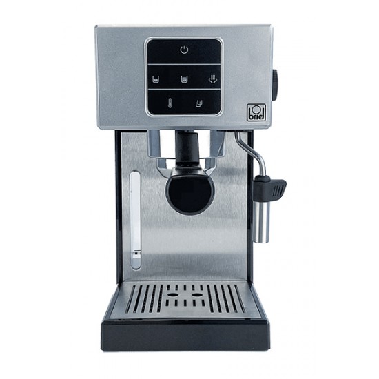 BRIEL μηχανή espresso Α3, 1000W, 20 bar, μαύρη, 10 χρόνια εγγύηση