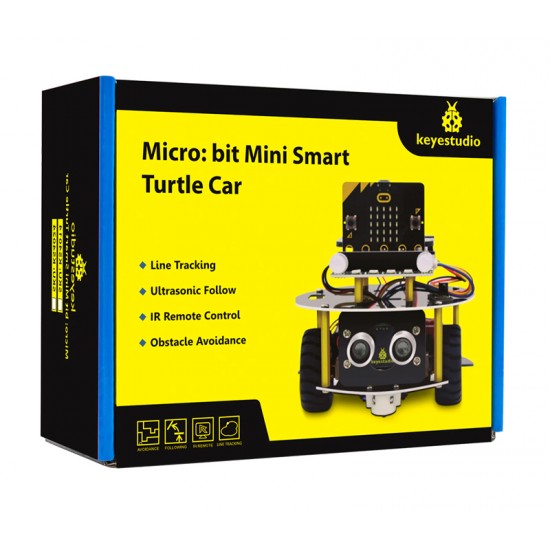 KEYESTUDIO mini smart turtle car KS4024, για Micrο:bit STEM