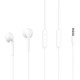 CELEBRAT earphones G12 με μικρόφωνο, 14.2mm, 1.2m, λευκό