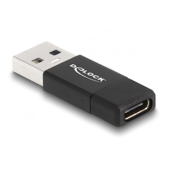 DELOCK αντάπτορας USB 3.2 Gen 2 σε USB Type-C, 10Gbps, μαύρος