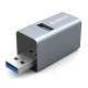 ORICO mini USB 3.0 hub MINI-U32L, 3x USB ports, γκρι