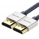 CABLETIME καλώδιο HDMI 2.0 AV540, gold plated, 32AWG, 4K, 1.8m, μπλε