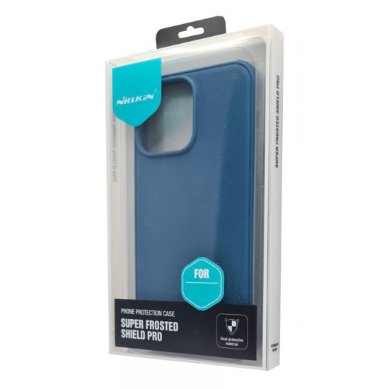 NILLKIN θήκη Super Frosted Shield Pro για Apple iPhone 14 Pro, μπλε