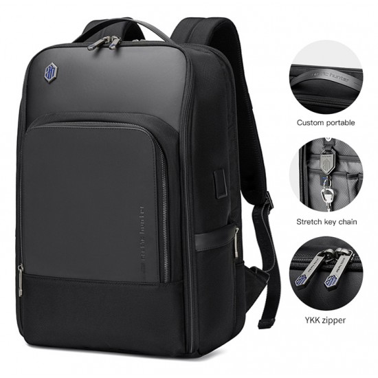 ARCTIC HUNTER τσάντα πλάτης B00403-GY με θήκη laptop 15.6