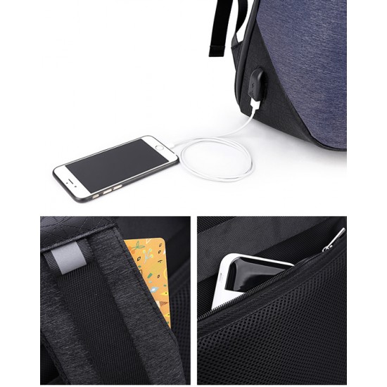 ARCTIC HUNTER τσάντα πλάτης B00193 με θήκη laptop 15.6