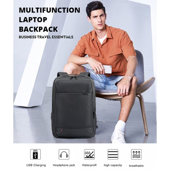 ARCTIC HUNTER τσάντα πλάτης B00328 με θήκη laptop 15.6