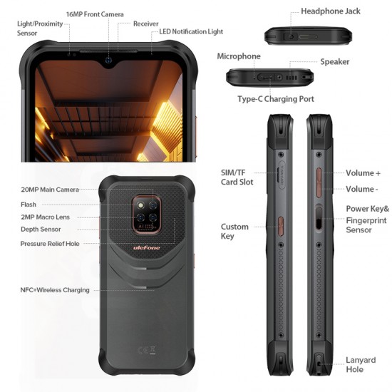 ULEFONE smartphone Power Armor 14 Pro, 6.52