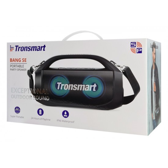 TRONSMART φορητό ηχείο Bang SE, 40W, Bluetooth, 4000mAh, IPX6, μαύρο
