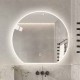 BRUNO καθρέπτης μπάνιου LED BRN-0132, στρόγγυλος, 24W, Φ60cm, IP54