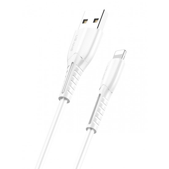 USAMS καλώδιο Lightning σε USB US-SJ364, 2A, 1m, λευκό