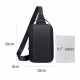 ARCTIC HUNTER τσάντα Crossbody XB00541, με θήκη tablet, 4L, μαύρη
