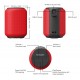 TRONSMART φορητό ηχείο Element T6 Mini, 15W, Bluetooth, 2500mAh, κόκκινο