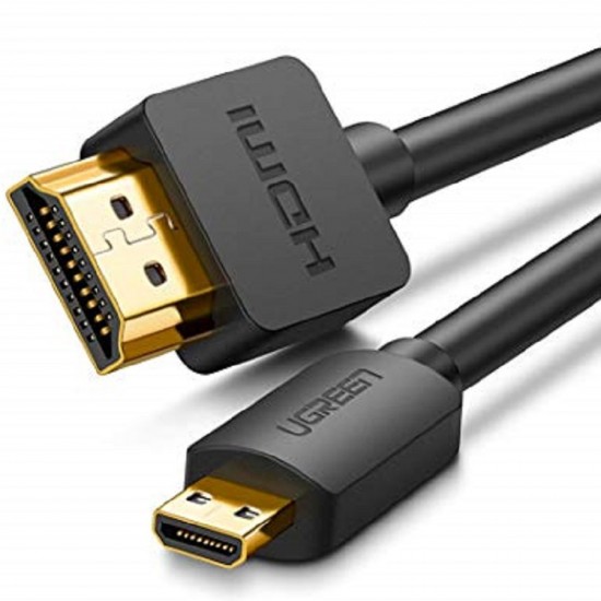 HDMI 1.3 Cable HDMI male - micro HDMI male 2m Μαύρο